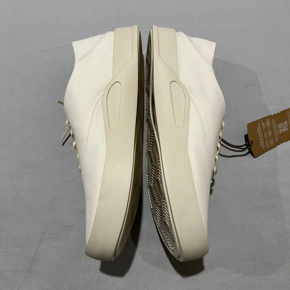 NWT Olukai Mens Off White Canvas All Day Comfort Tradewind Casual Shoes Size 11M
